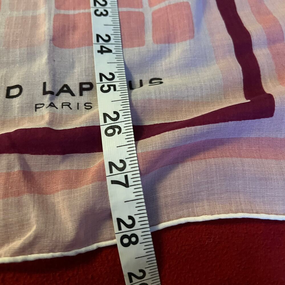 Mcm Ted Lapidus Color Block Grid Semi Sheer Cotto… - image 7